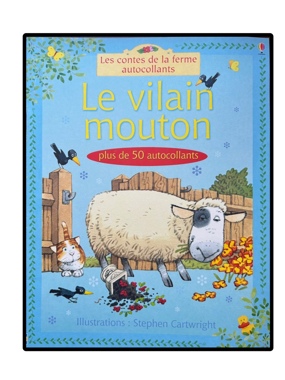 BUNDLE & SAVE 🐑Usborne FRENCH Le vilain mouton Children's Softcover Sticker Book